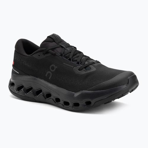Кросівки для бігу чоловічі On Cloudsurfer Trail 2 Waterproof black/black