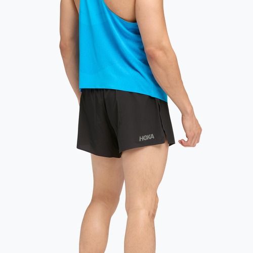 Шорти для бігу чоловічі HOKA Race Day Split black