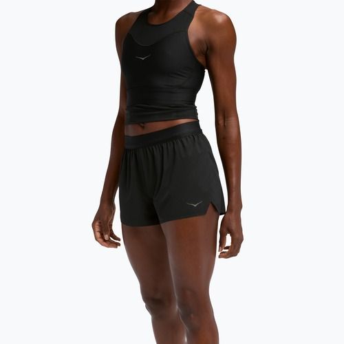 Шорти для бігу жіночі HOKA Race Day Split black