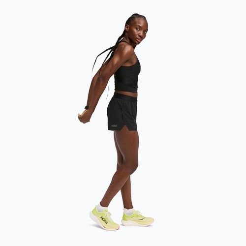 Шорти для бігу жіночі HOKA Race Day Split black
