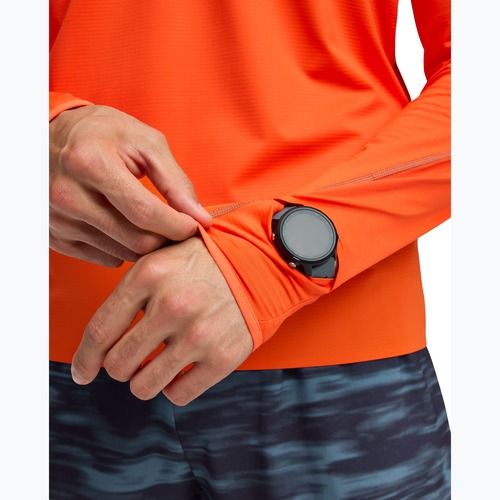 Кофта для бігу чоловіча HOKA GlideTech Quarter Zip lava