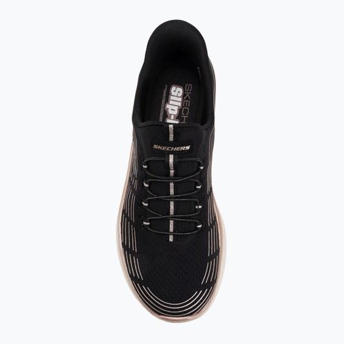 Кросівки жіночі SKECHERS Summits Plus Soft Luster black/rose gold