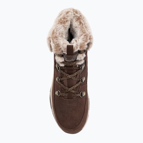 Кросівки жіночі Skechers Trego Snow Worries chocolate