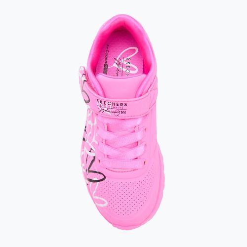 Кросівки дитячі SKECHERS Uno Lite Love Levitate hot pink/multi