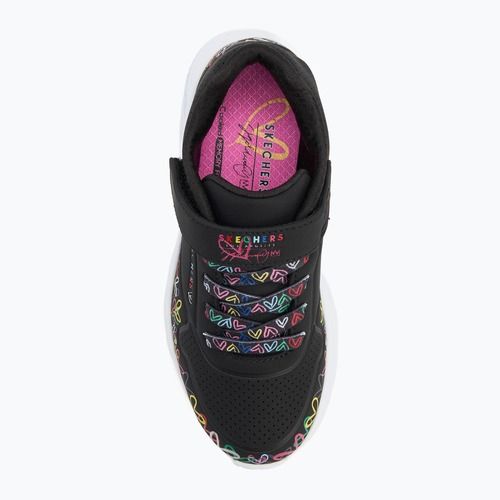 Кросівки дитячі SKECHERS Uno Lite Heart Craze black/multi