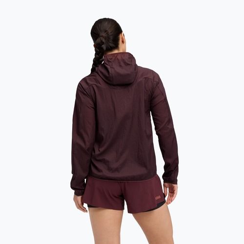 Куртка для бігу жіноча HOKA Skyflow black cherry