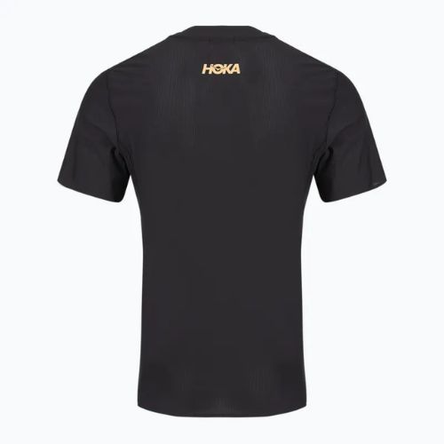 Футболка для бігу чоловіча HOKA Airolite 2.0 black/gold