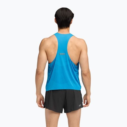 Футболка для бігу чоловіча HOKA Race Singlet hoka blue