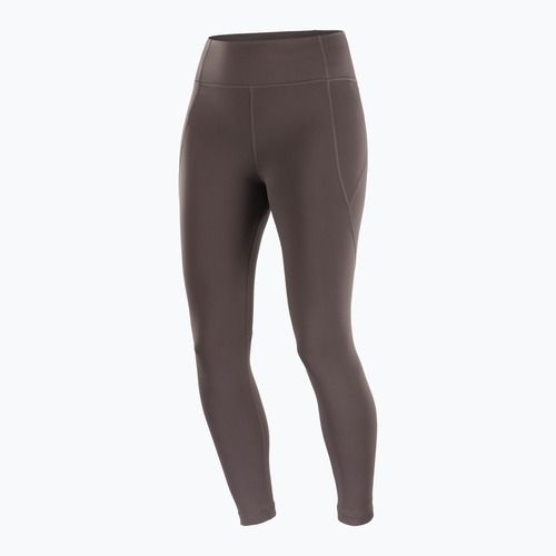 Легінси для бігу жіночі Salomon SHAKEout Bliss 25" coffee bean