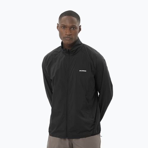 Куртка для бігу чоловіча Salomon Shakeout Fly deep black