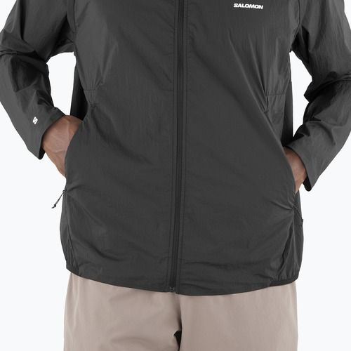 Куртка для бігу чоловіча Salomon Shakeout Fly deep black