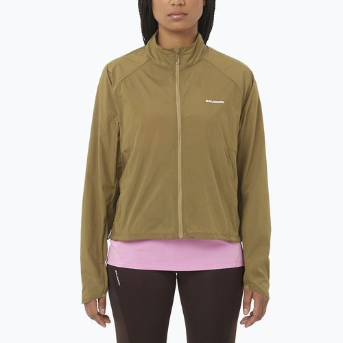 Куртка для бігу жіноча Salomon Shakeout Fly brilliant olive