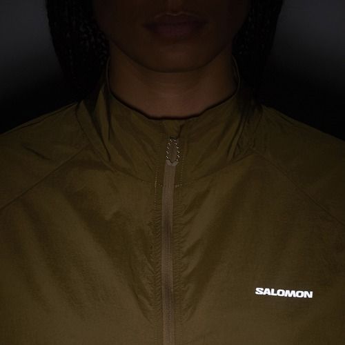 Куртка для бігу жіноча Salomon Shakeout Fly brilliant olive