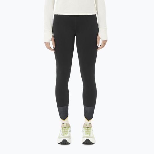 Легінси для бігу жіночі Salomon Shakeout Core Warm deep black