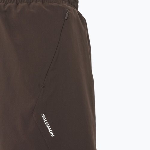 Шорти для бігу чоловічі Salomon Shakeout C 2IN1 7" coffee bean