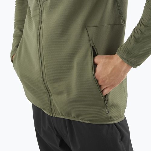 Кофта трекінгова чоловіча Salomon Essential Lightwarm Full Zip grape leaf