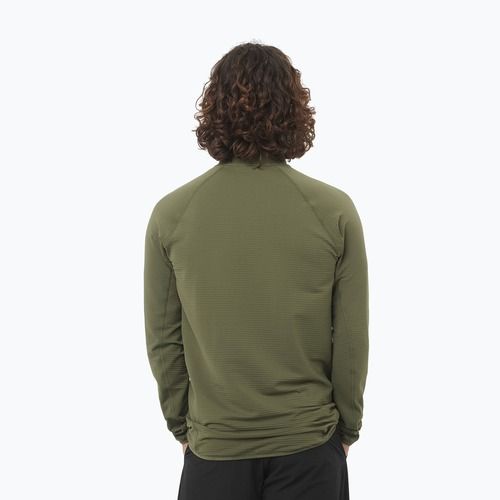 Кофта трекінгова чоловіча Salomon Essential Lightwarm Full Zip grape leaf