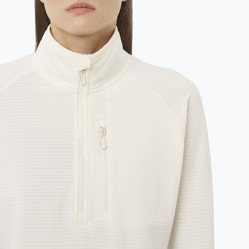 Кофта трекінгова жіноча Salomon Essential Lightwarm Half Zip whisper white