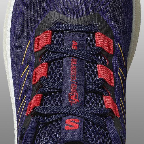 Кросівки для бігу чоловічі Salomon Aero Blaze 3 GRVL astral aura/maritime blue/haute red