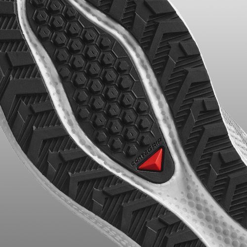 Кросівки для бігу жіночі Salomon Aero Blaze 3 GRVL lunar rock/white/black