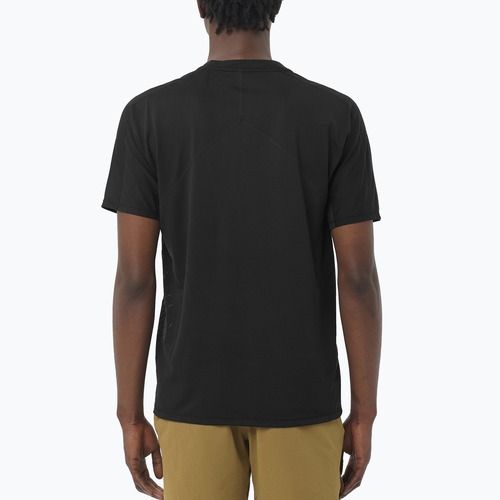 Футболка для бігу чоловіча Salomon Sense Aero GFX deep black