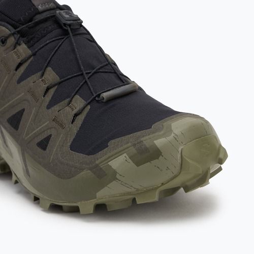 Кросівки для бігу чоловічі Salomon Speedcross 6 GTX black/peat/deep lichen green