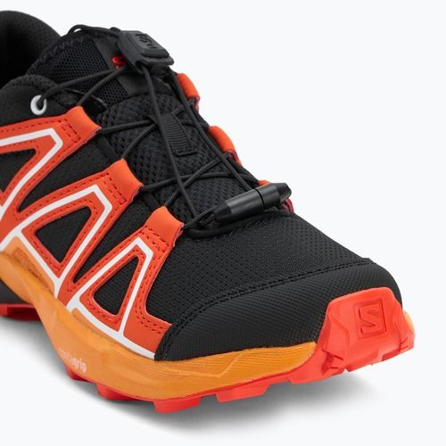 Кросівки трекінгові дитячі Salomon Speedcross black/cherry tomato/turmeric
