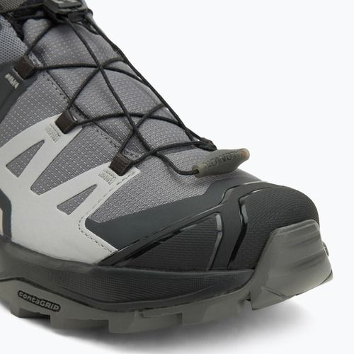 Кросівки трекінгові чоловічі Salomon X Ultra 360 GTX castlerock/black/spicy mustard