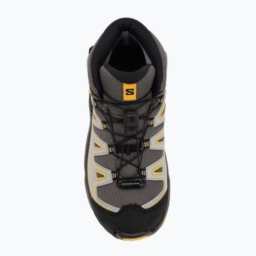 Черевики трекінгові дитячі Salomon X Ultra Mid GTX castlerock/black/spicy/mustard