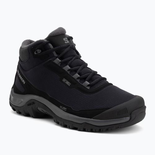 Черевики трекінгові чоловічі Salomon Shelter WP black/asphalt/castlerock