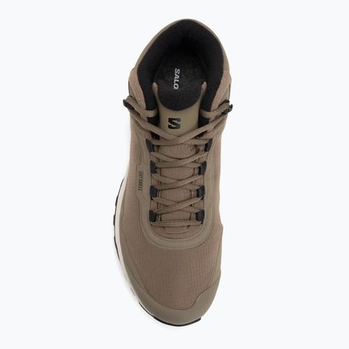 Черевики трекінгові чоловічі Salomon Shelter WP stone gray/black/rainy day