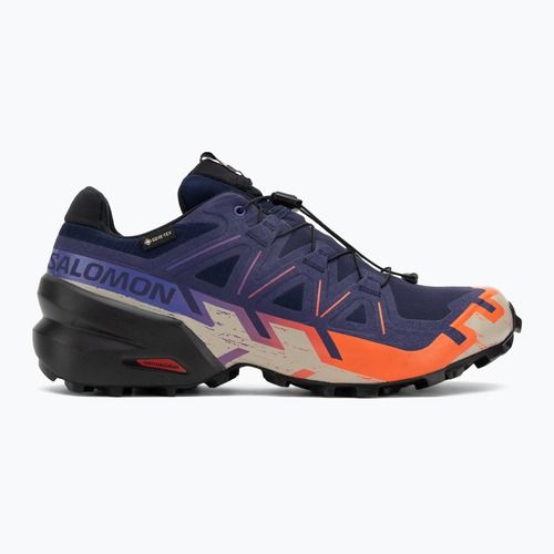 Кросівки для бігу чоловічі Salomon Speedcross 6 GTX maritime blue/black/cherry tomato