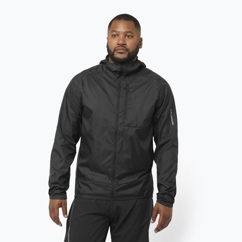 Куртка для бігу чоловіча Salomon Cross Wind deep black