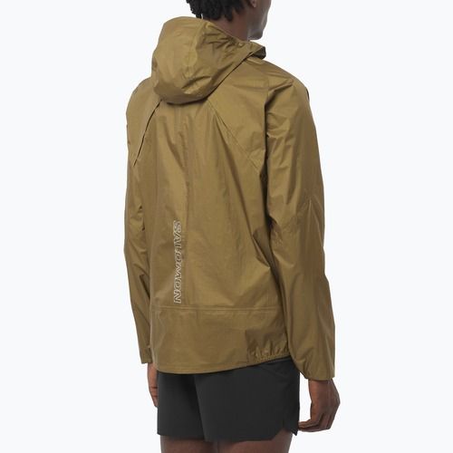 Куртка для бігу чоловіча Salomon Bonatti Waterproof brilliant olive