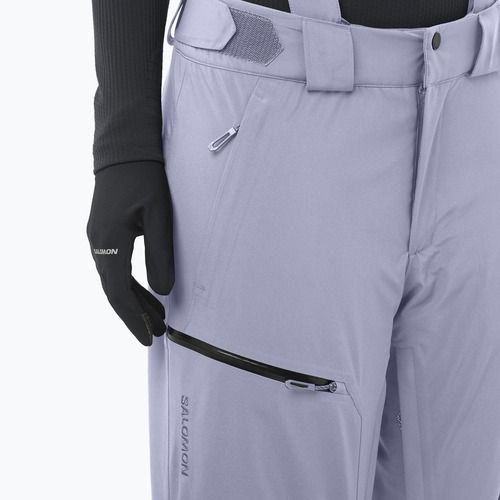 Штани лижні жіночі Salomon Brilliant blue granite