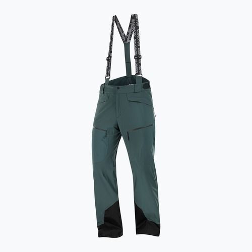 Штани лижні чоловічі Salomon Spectral green gables