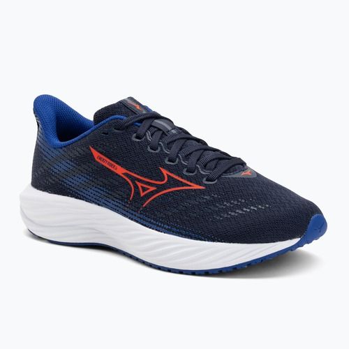 Кросівки для бігу дитячі Mizuno Enerzy Rider Jr peacoat/ignitionred/ reflective blue