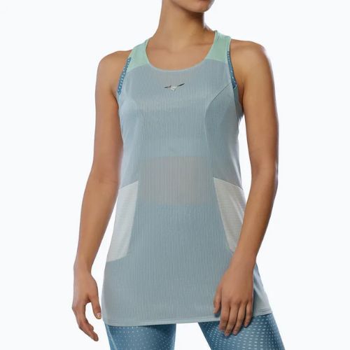 Футболка для бігу жіноча Mizuno DryAeroFlow Tank cloud blue