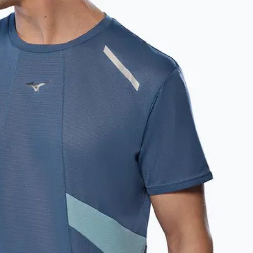 Футболка для бігу чоловіча Mizuno DryAeroFlow Tee vintage indigo