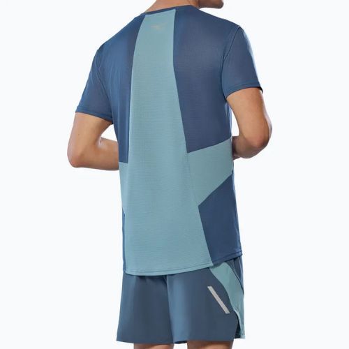 Футболка для бігу чоловіча Mizuno DryAeroFlow Tee vintage indigo