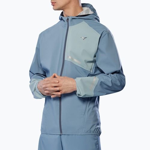 Куртка для бігу чоловіча Mizuno Waterproof 20K ER citadel