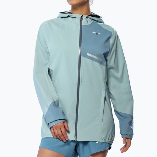 Куртка для бігу жіноча Mizuno Waterproof 20K ER cloud blue