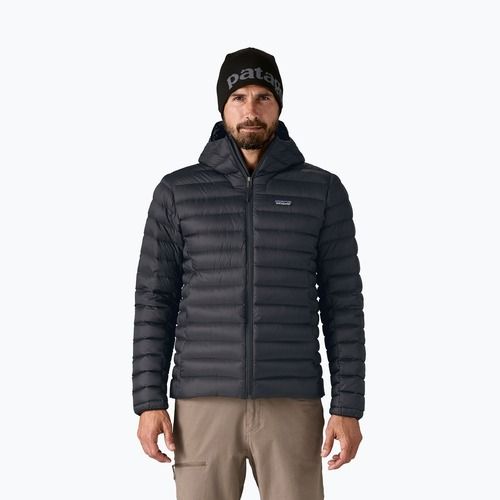 Пуховик чоловічий Patagonia Down Sweater Hoody black