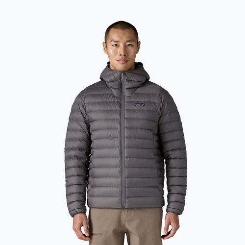 Пуховик чоловічий Patagonia Down Sweater Hoody forge grey w/forge grey