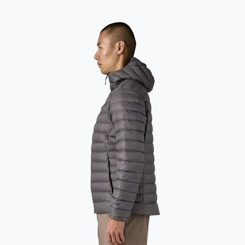 Пуховик чоловічий Patagonia Down Sweater Hoody forge grey w/forge grey