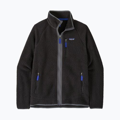 Кофта трекінгова чоловіча Patagonia Retro Pile black w/forge grey
