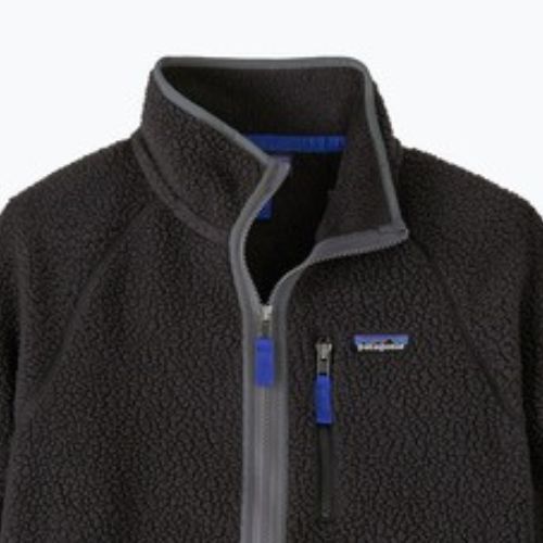 Кофта трекінгова чоловіча Patagonia Retro Pile black w/forge grey