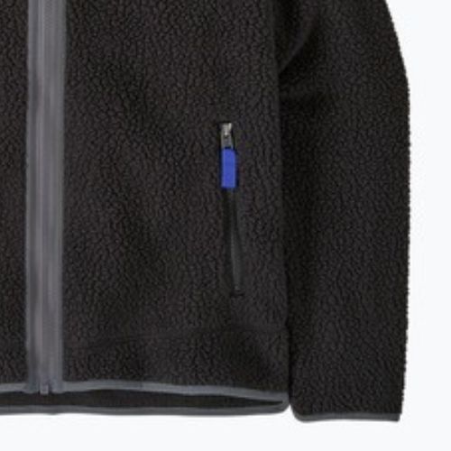 Кофта трекінгова чоловіча Patagonia Retro Pile black w/forge grey