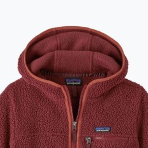 Кофта флісова жіноча Patagonia Retro Pile Hoody sequoia red