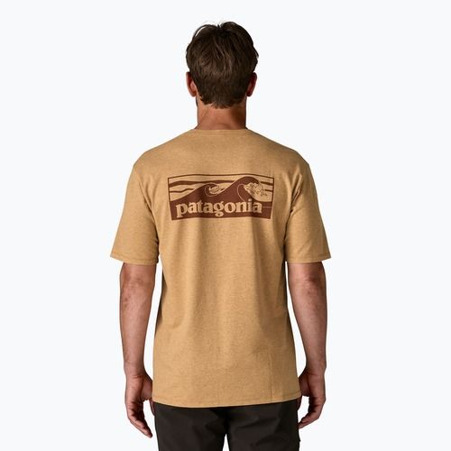 Футболка чоловіча Patagonia Boardshort Logo Pocket Responsibili talon gold